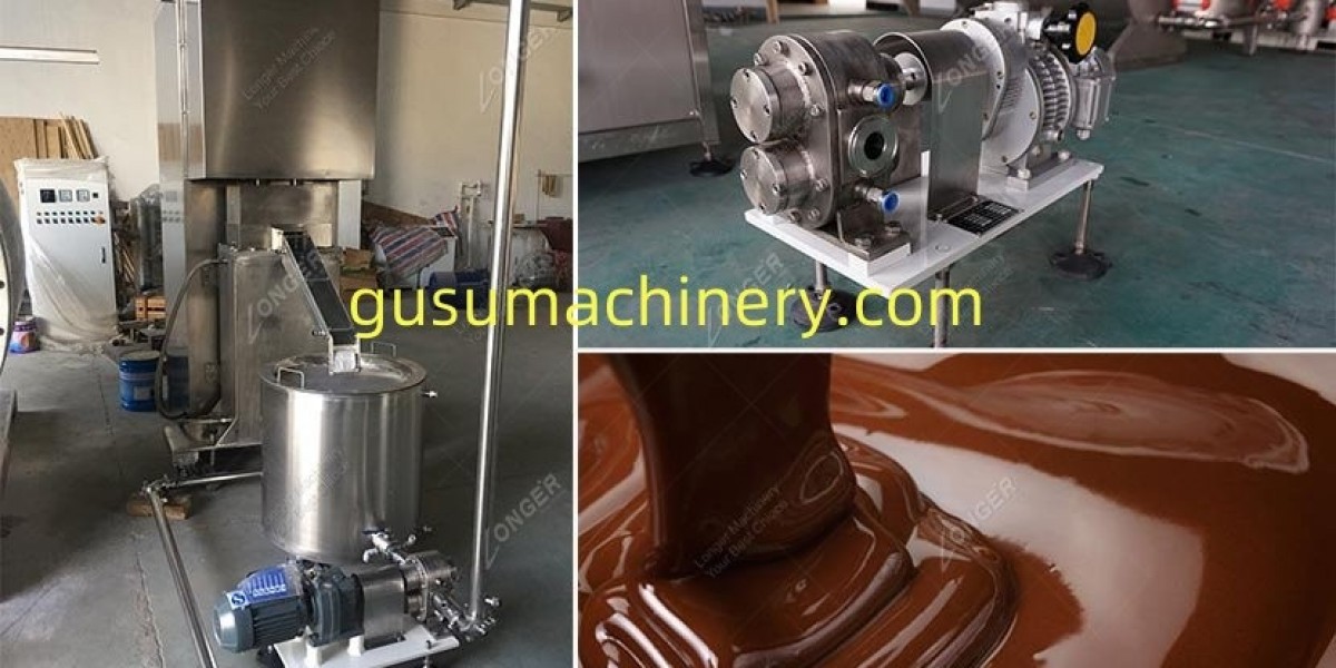 Chocolate Depositor with Gusumachinery in Action