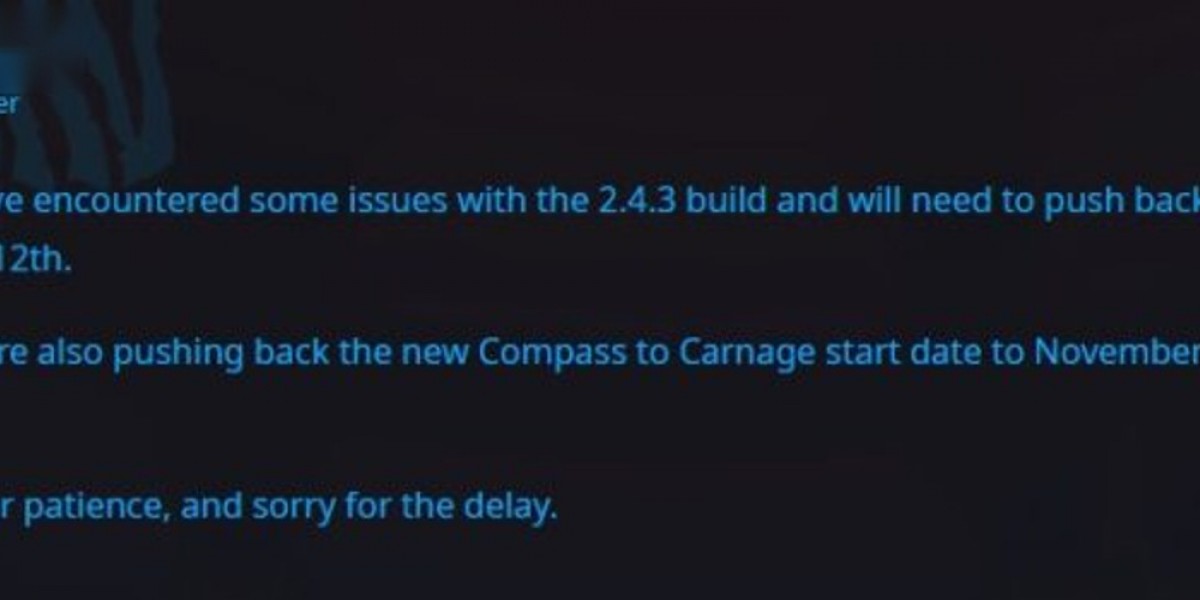 Patch 2.4.3 Delay – New Release Date & Event Update